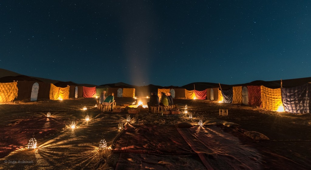 bivouac dans le désert