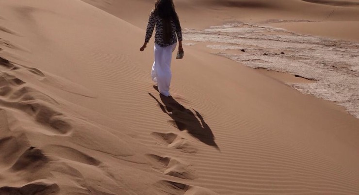 voyage solo dans le désert
